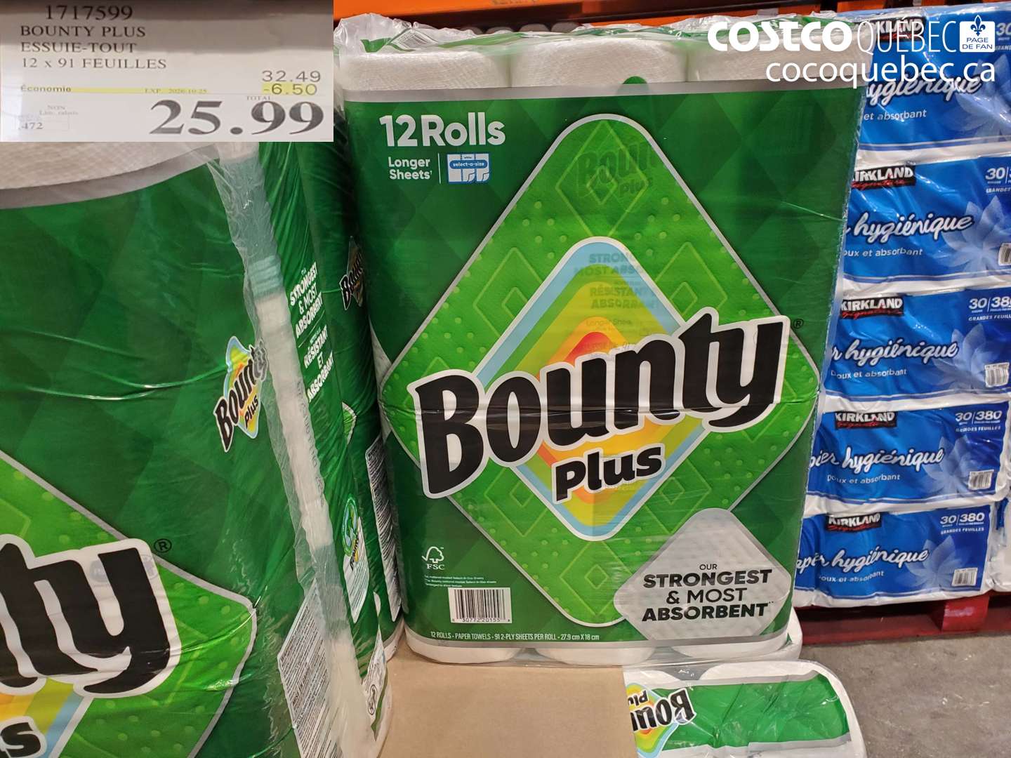 1717599 BOUNTY PLUS ESSUIE-TOUT ($6.50 INSTANT SAVINGS EXPIRES ON 2026-10-25) $25.99
