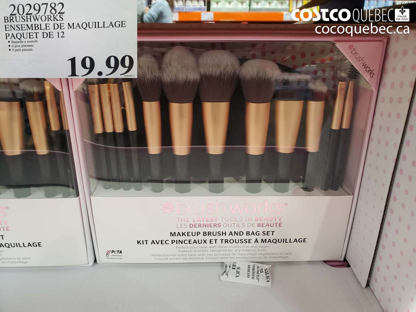 2029782 BRUSHWORKS ENSEMBLE DE MAQUILLAGE PAQUET DE 12 $19.99