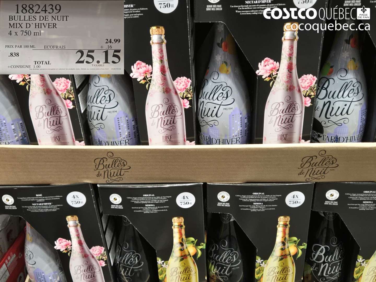1882439 BULLES DE NUIT MIX D`HIVER $25.15