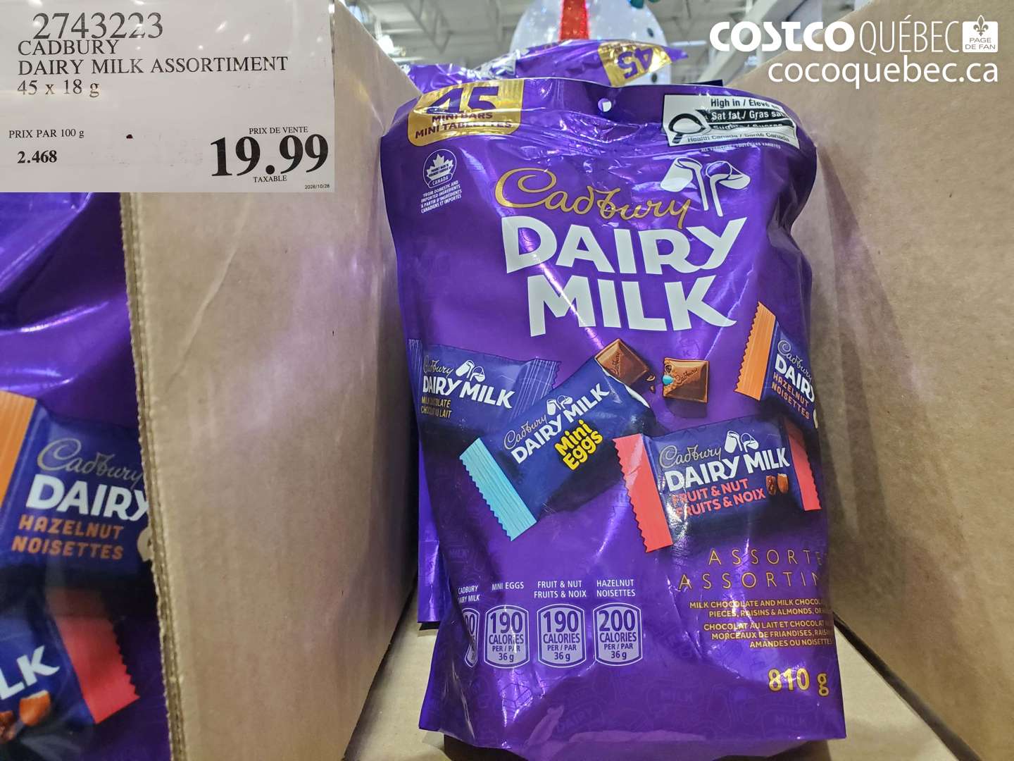 2743223 CADBURY DAIRY MILK ASSORTIMENT $19.99