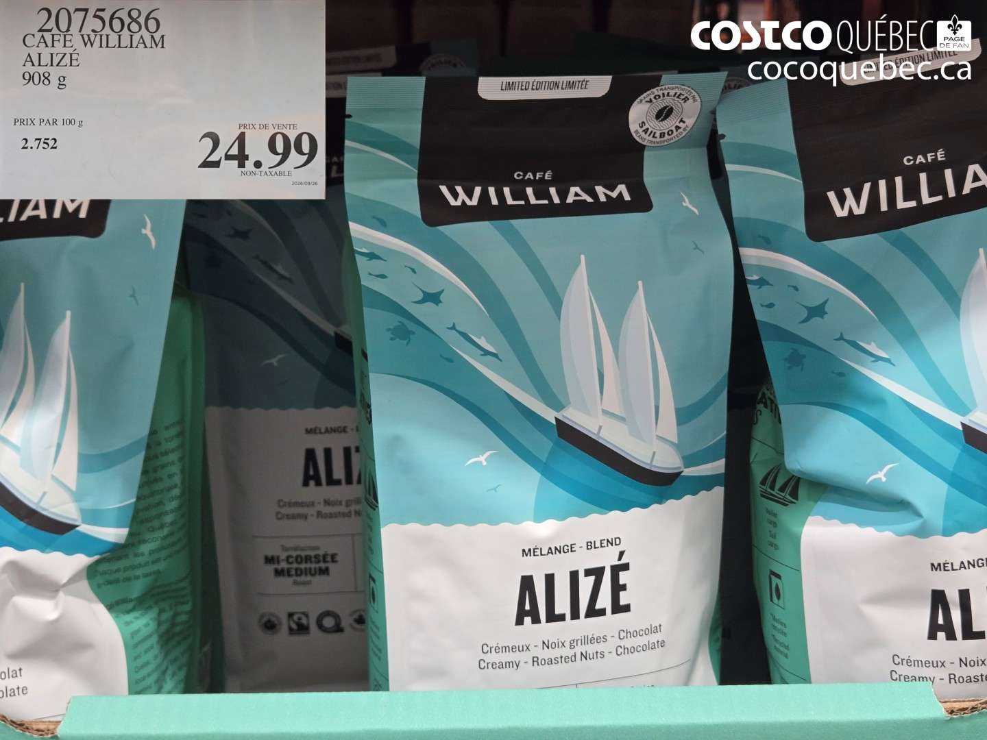 2075686 CAFE WILLIAM ALIZÉ $24.99