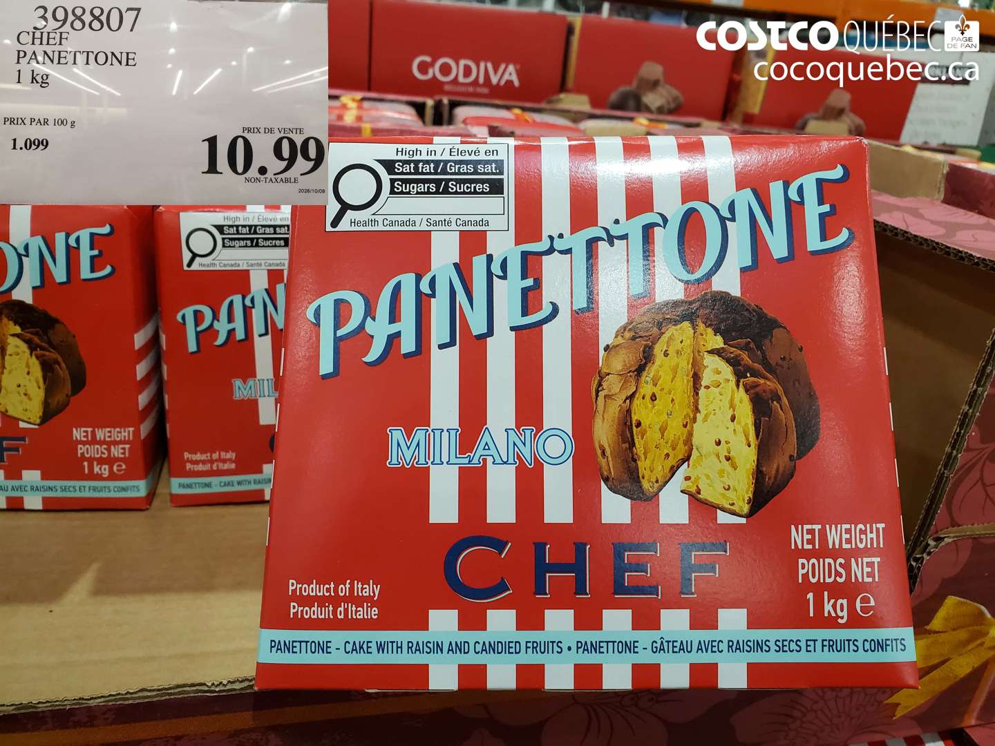 398807 CHEF PANETTONE $10.99