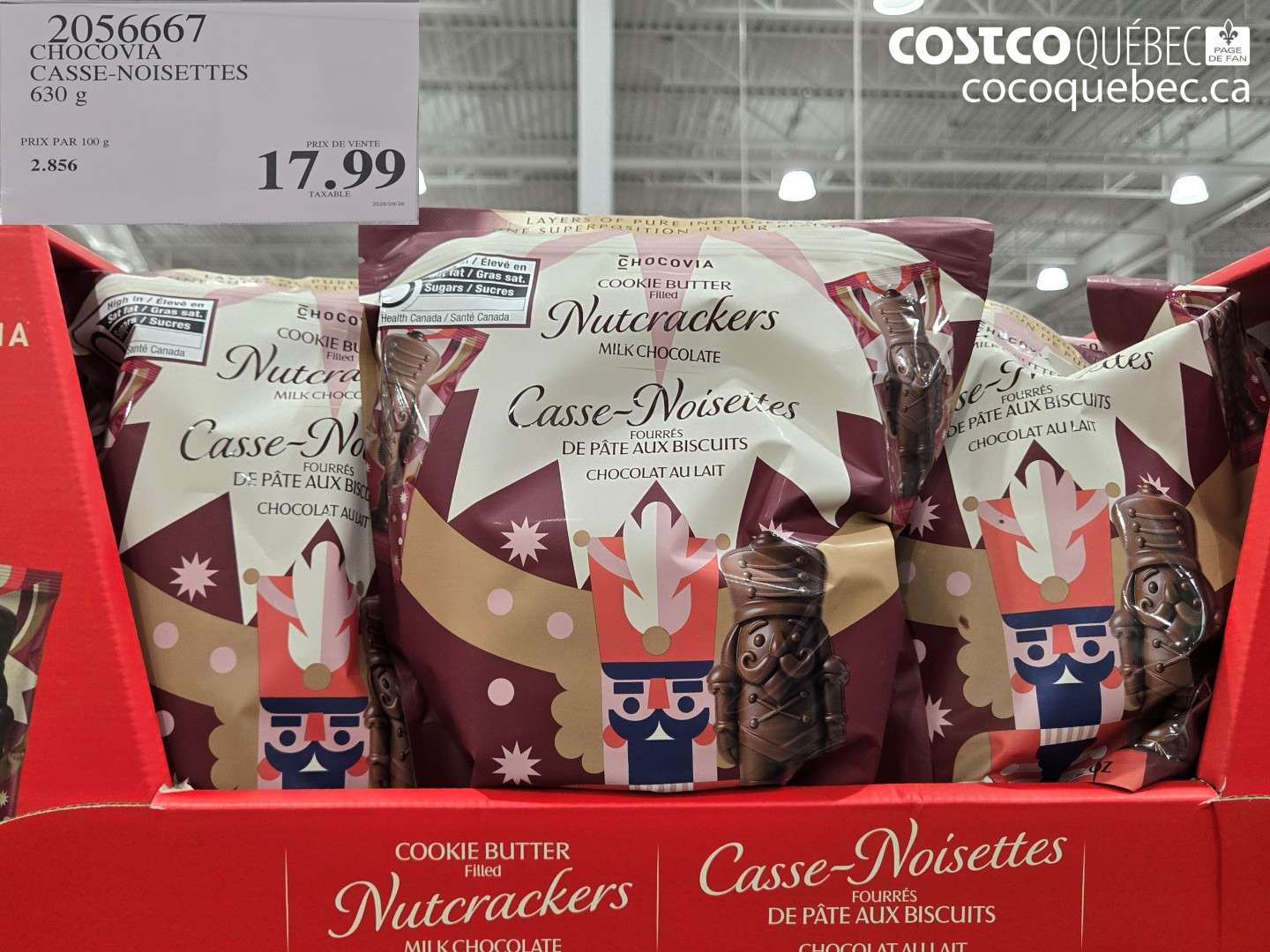 2056667 CHOCOVIA CASSE-NOISETTES $17.99