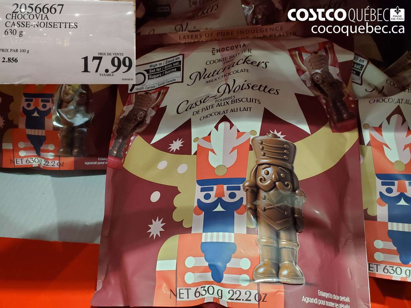 2056667 CHOCOVIA CASSE-NOISETTES $17.99