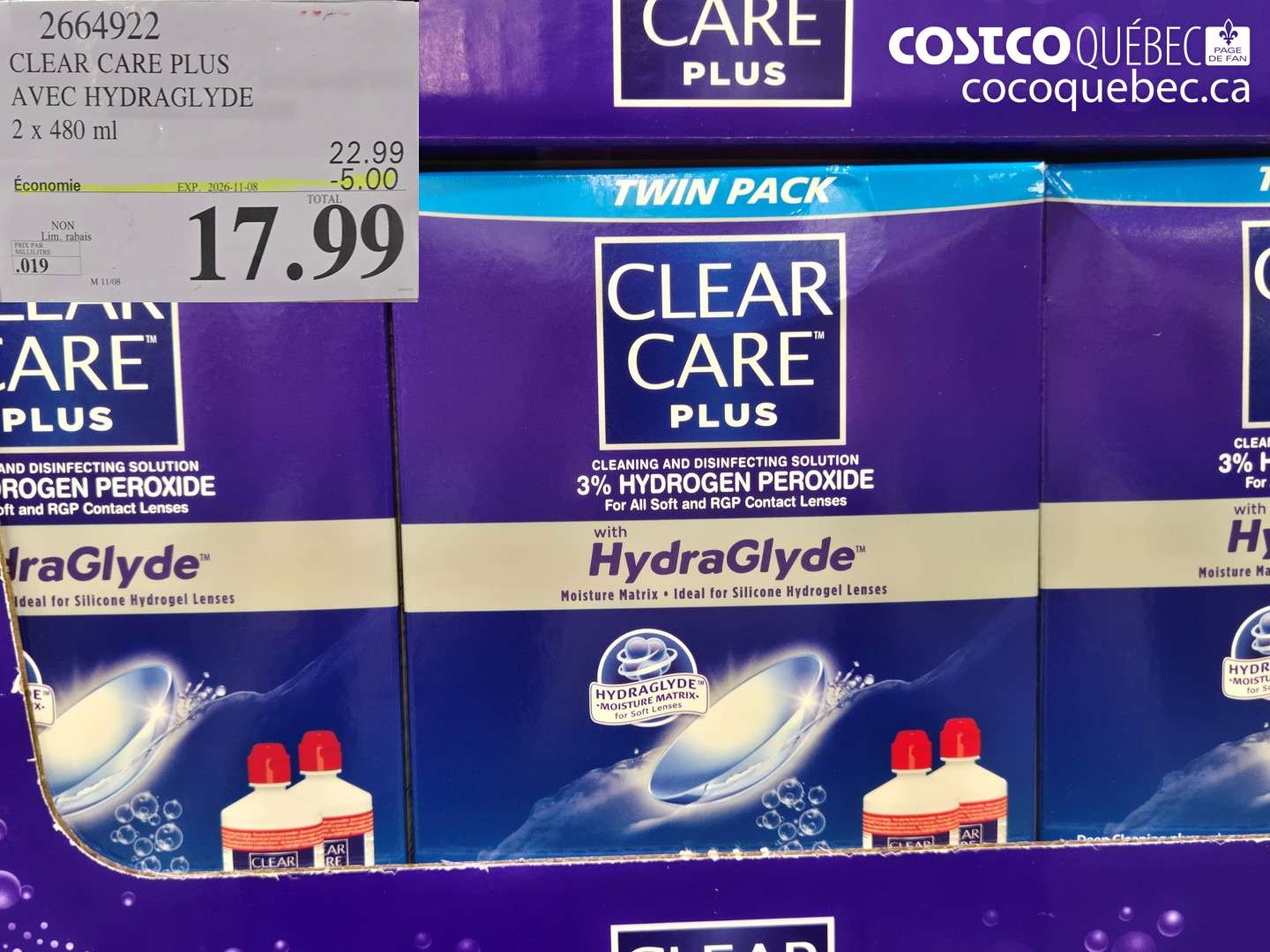 2664922 CLEAR CARE PLUS AVEC HYDRAGLYDE ($5.00 INSTANT SAVINGS EXPIRES ON 2026-11-08) $17.99