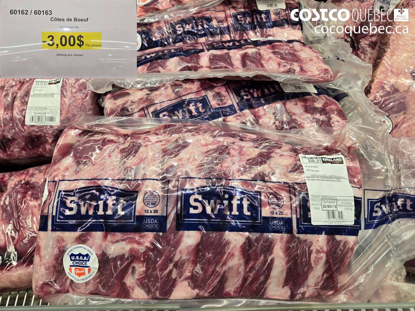 60162 CÔTES DE BOEUF ($3.00 INSTANT SAVINGS)