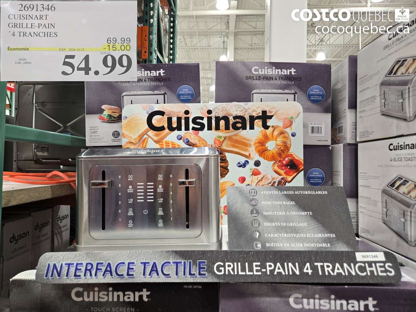 2691346 CUISINART GRILLE-PAIN ($15.00 INSTANT SAVINGS EXPIRES ON 2026-10-25) $54.99