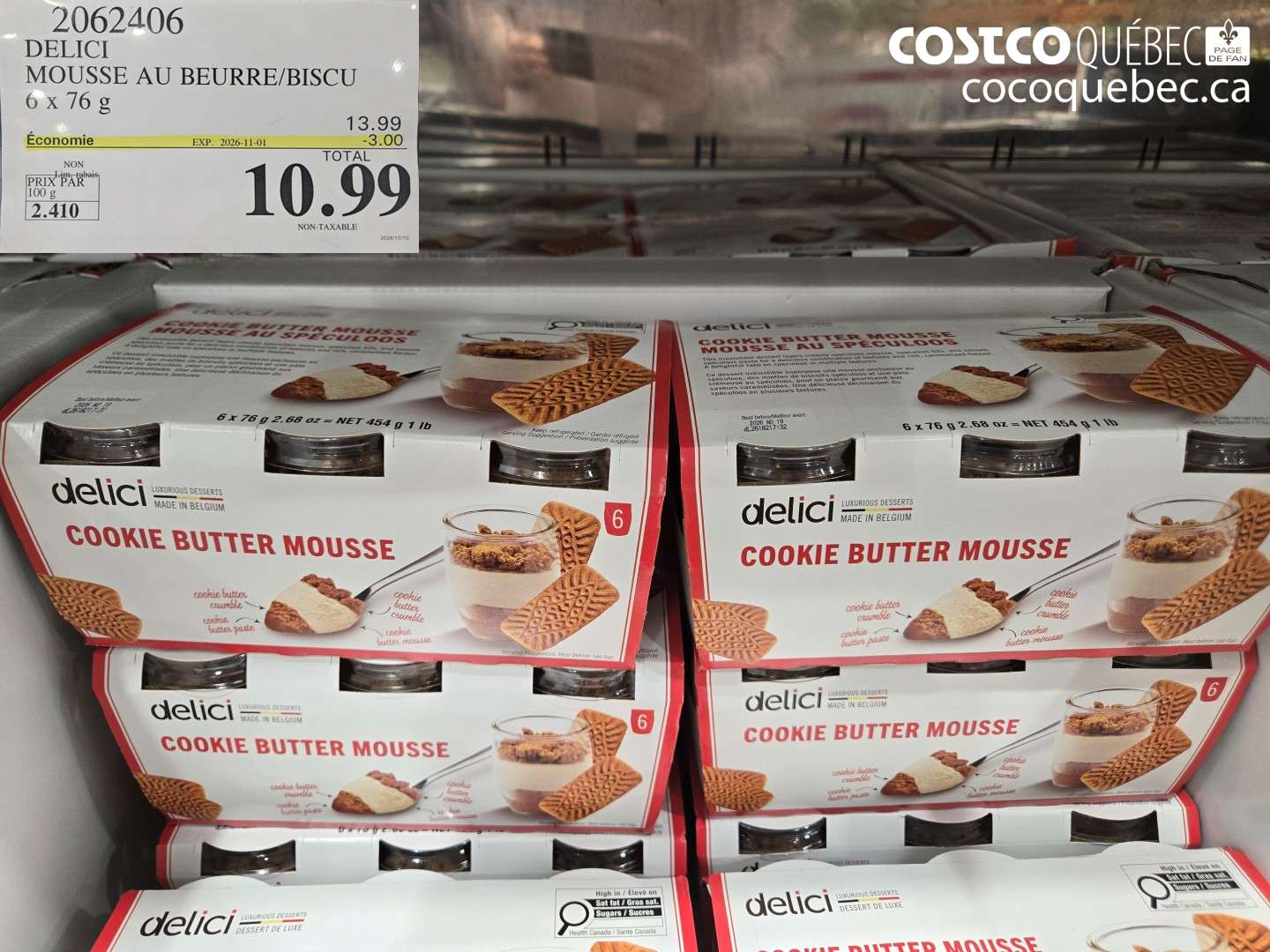 2062406 DELICI MOUSSE AU BEURRE/BISCU ($3.00 INSTANT SAVINGS EXPIRES ON 2026-11-01) $10.99