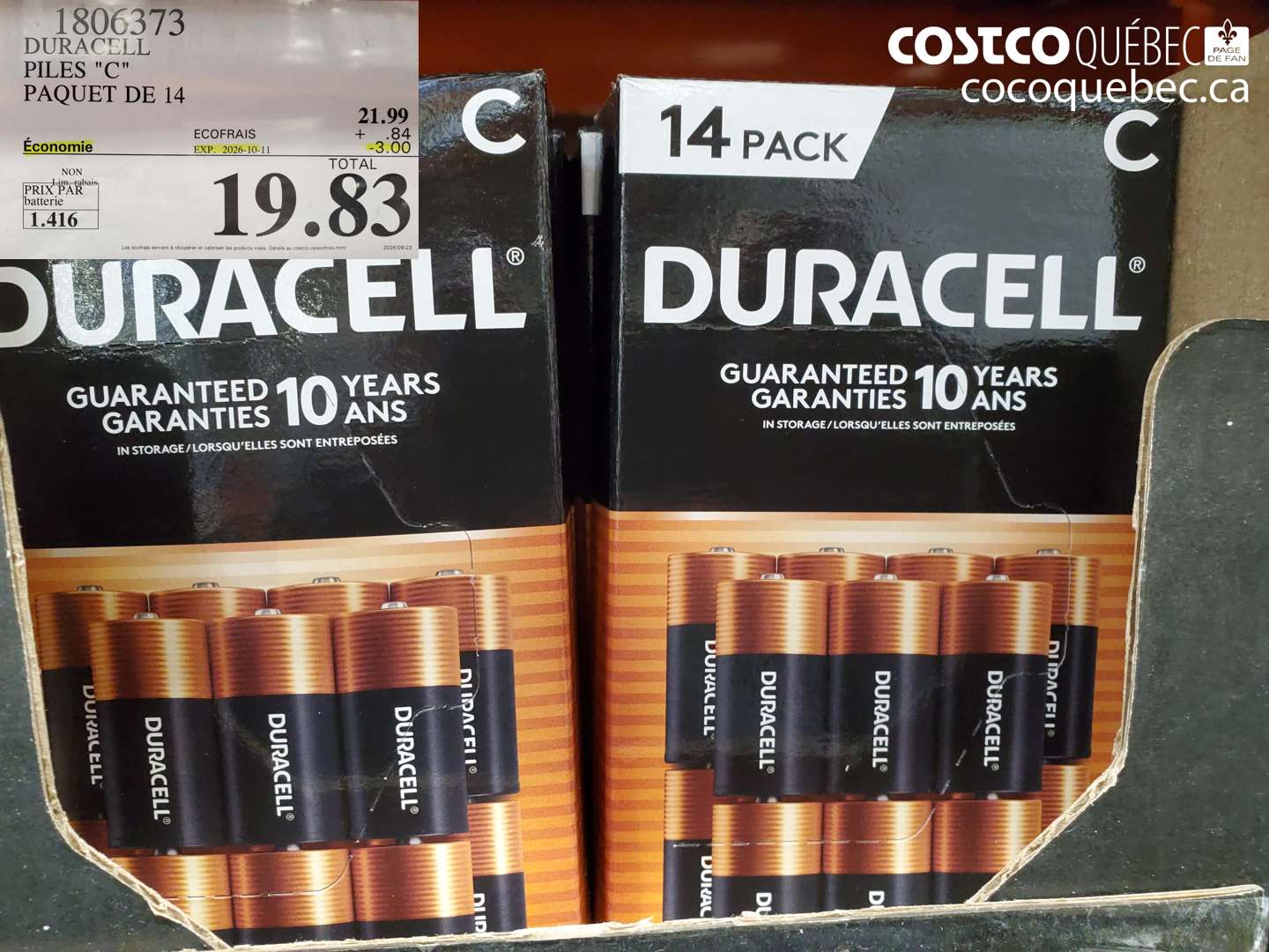 1806373 DURACELL PILES 
