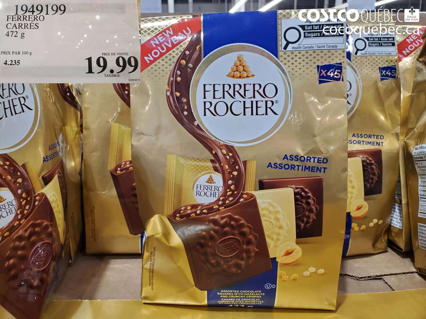 1949199 FERRERO CARRÉS $19.99