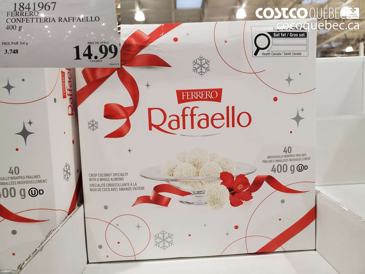 1841967 FERRERO CONFETTERIA RAFFAELLO $14.99