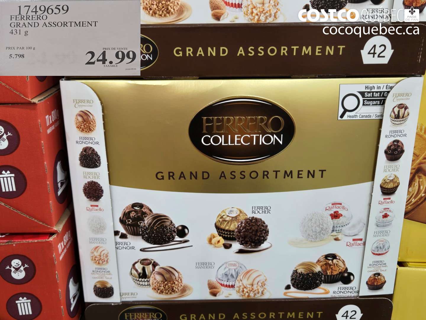 1749659 FERRERO GRAND ASSORTMENT $24.99