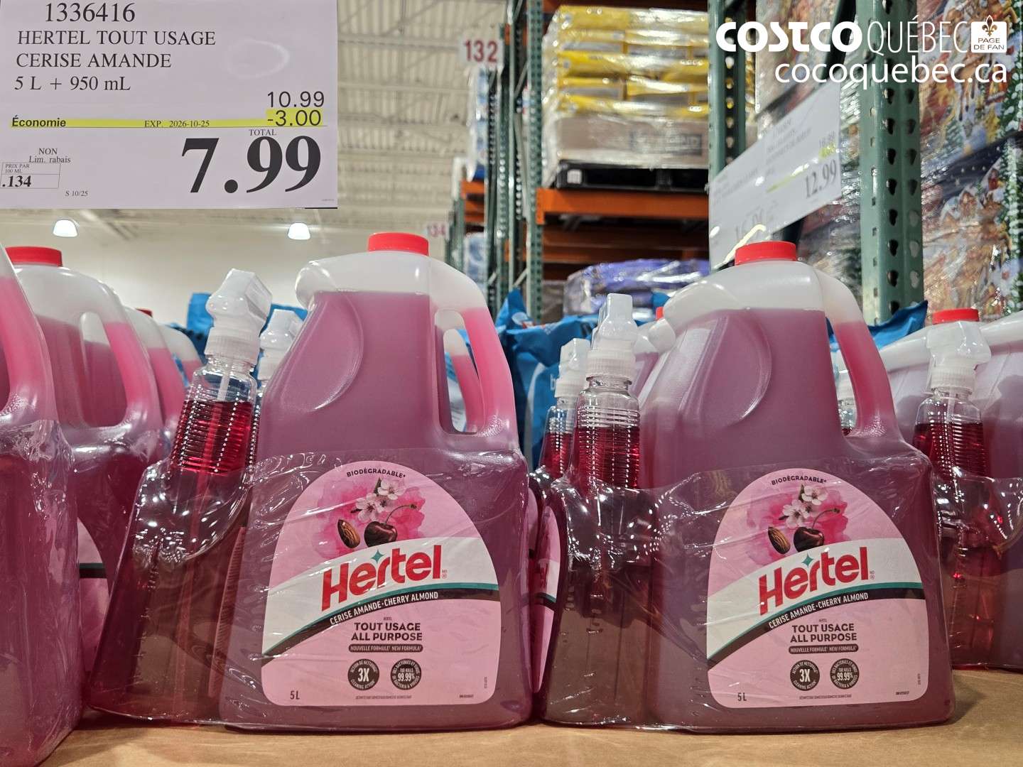 1336416 HERTEL TOUT USAGE CERISE AMANDE ($3.00 INSTANT SAVINGS EXPIRES ON 2026-10-25) $7.99