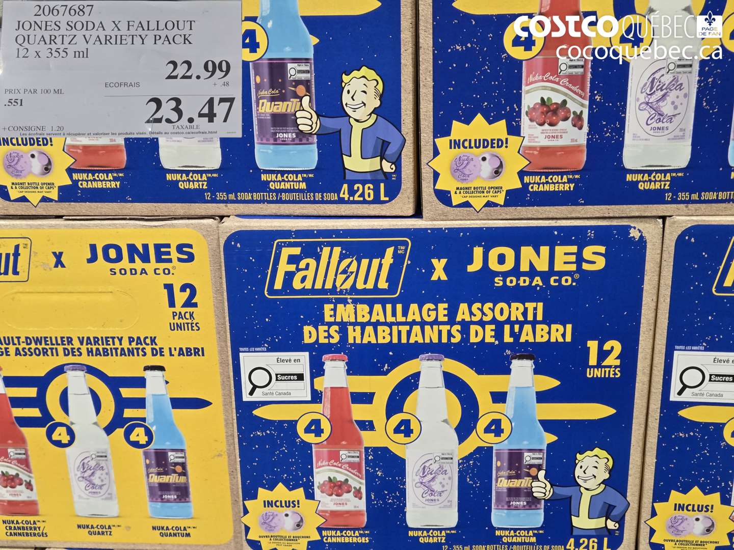 2067687 JONES SODA X FALLOUT QUARTZ VARIETY PACK $22.99