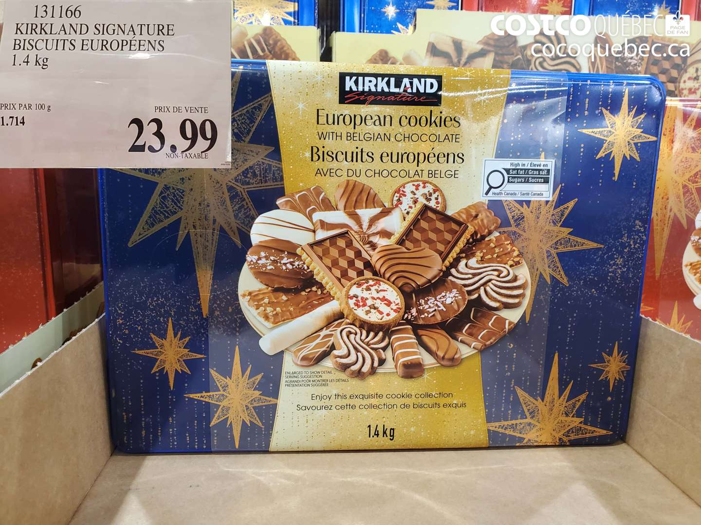 131166 KIRKLAND SIGNATURE BISCUITS EUROPÉENS $23.99