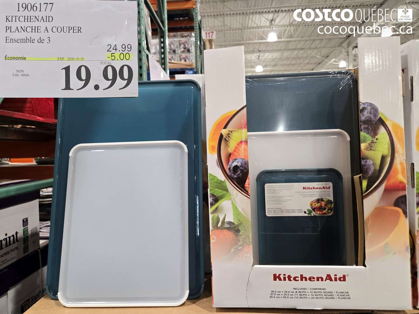 1906177 KITCHENAID PLANCHE A COUPER ($5.00 INSTANT SAVINGS EXPIRES ON 2026-10-18) $19.99