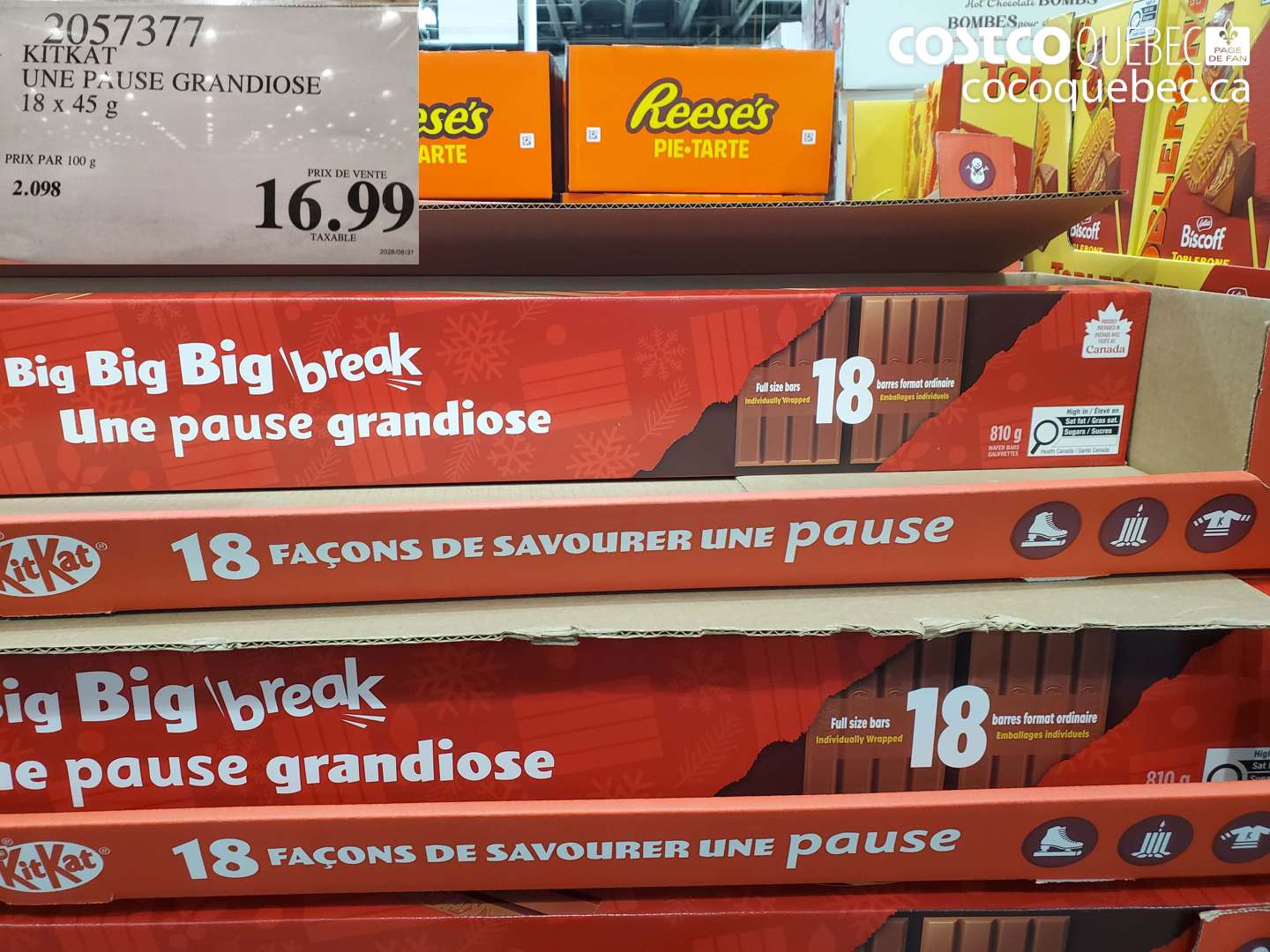 2057377 KITKAT UNE PAUSE GRANDIOSE $16.99