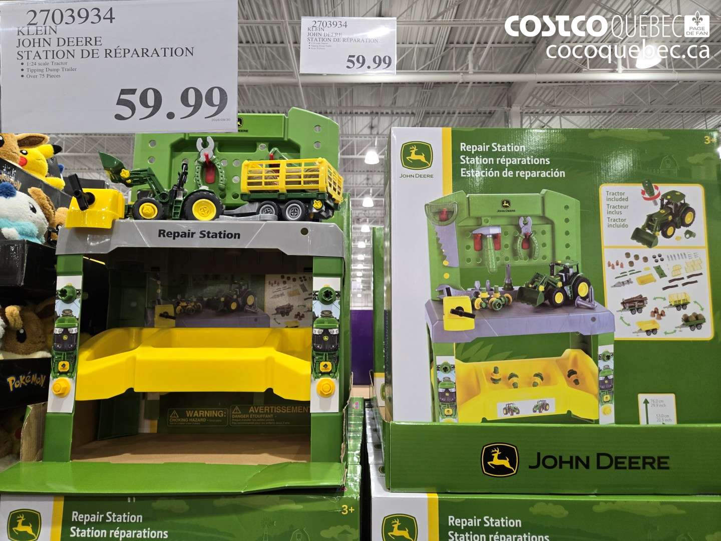 2703934 KLEIN JOHN DEERE STATION DE RÉPARATION $59.99
