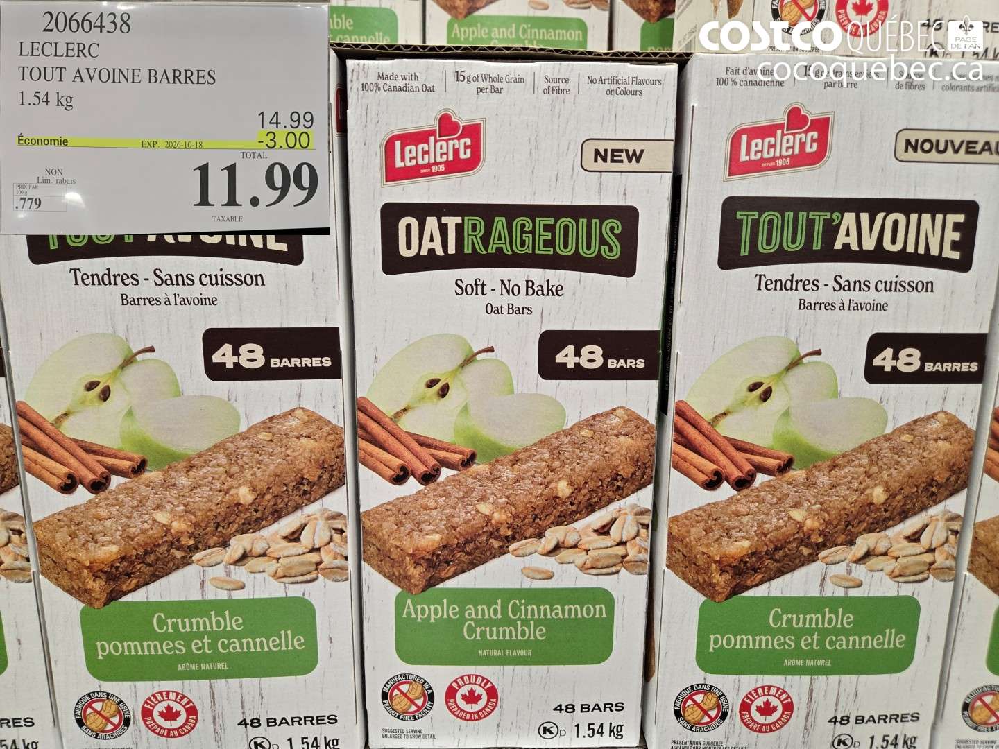 2066438 LECLERC TOUT AVOINE BARRES ($3.00 INSTANT SAVINGS EXPIRES ON 2026-10-18) $11.99