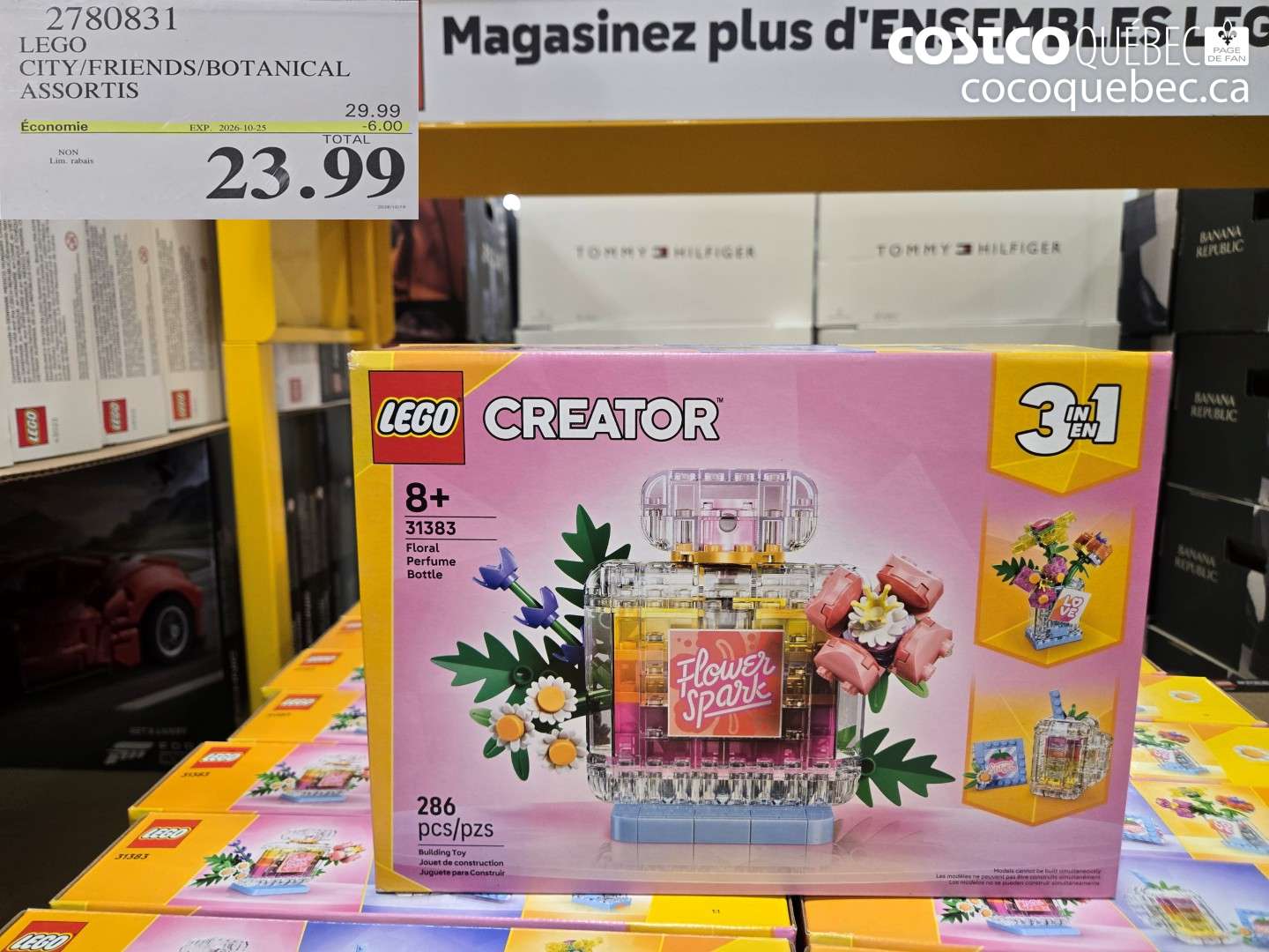 2780831 LEGO CITY/FRIENDS/BOTANICAL ASSORTIS ($6.00 INSTANT SAVINGS EXPIRES ON 2026-10-25) $23.99