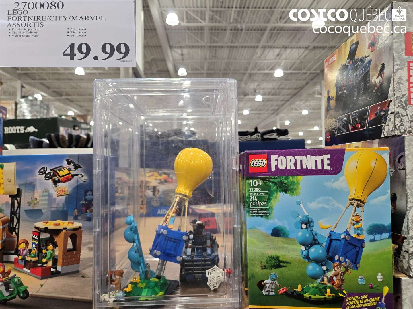 2700080 LEGO FORTNIRE/CITY/MARVEL ASSORTIS $49.99