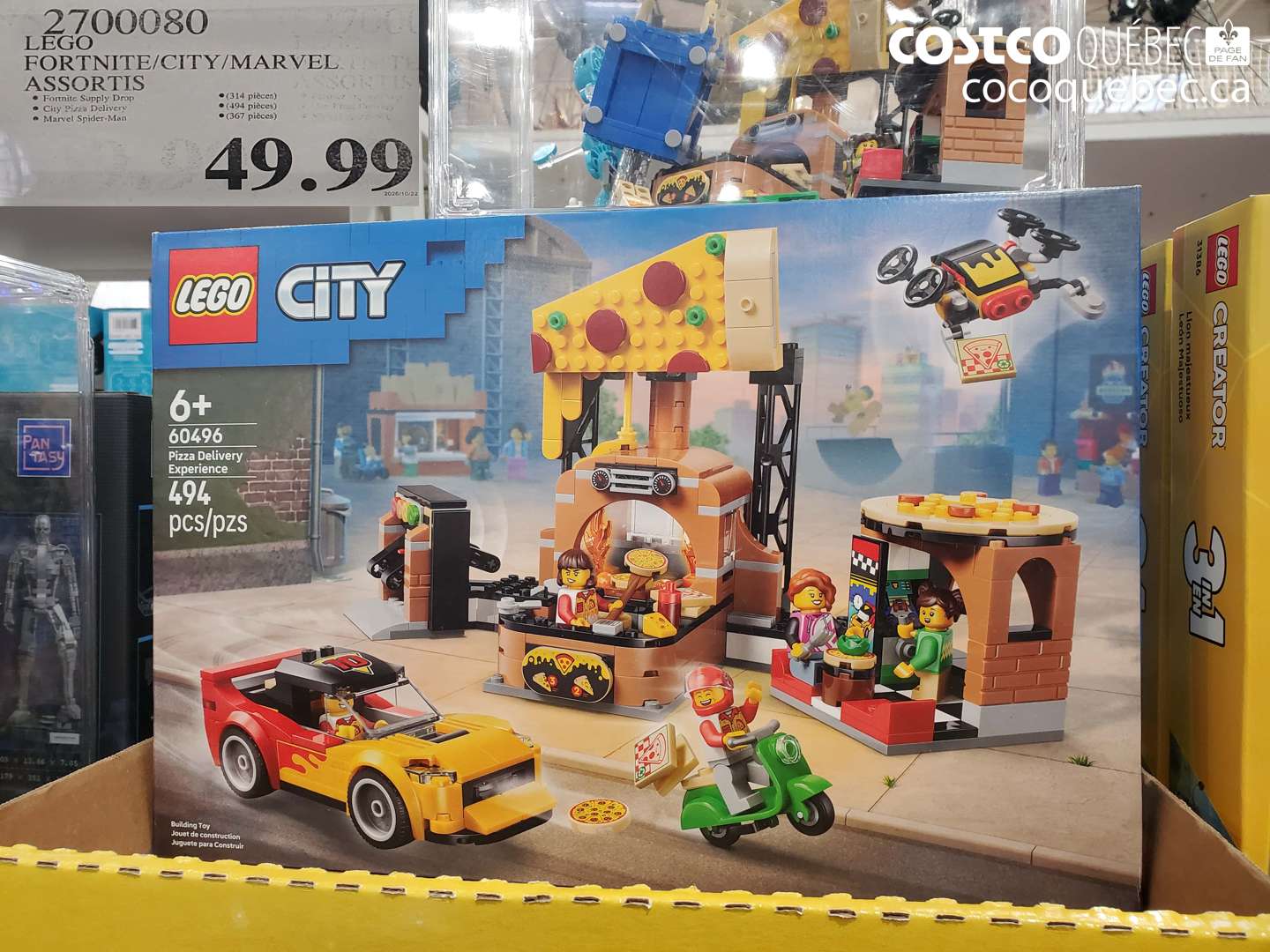 2700080 LEGO FORTNITE/CITY/MARVEL ASSORTIS $49.99