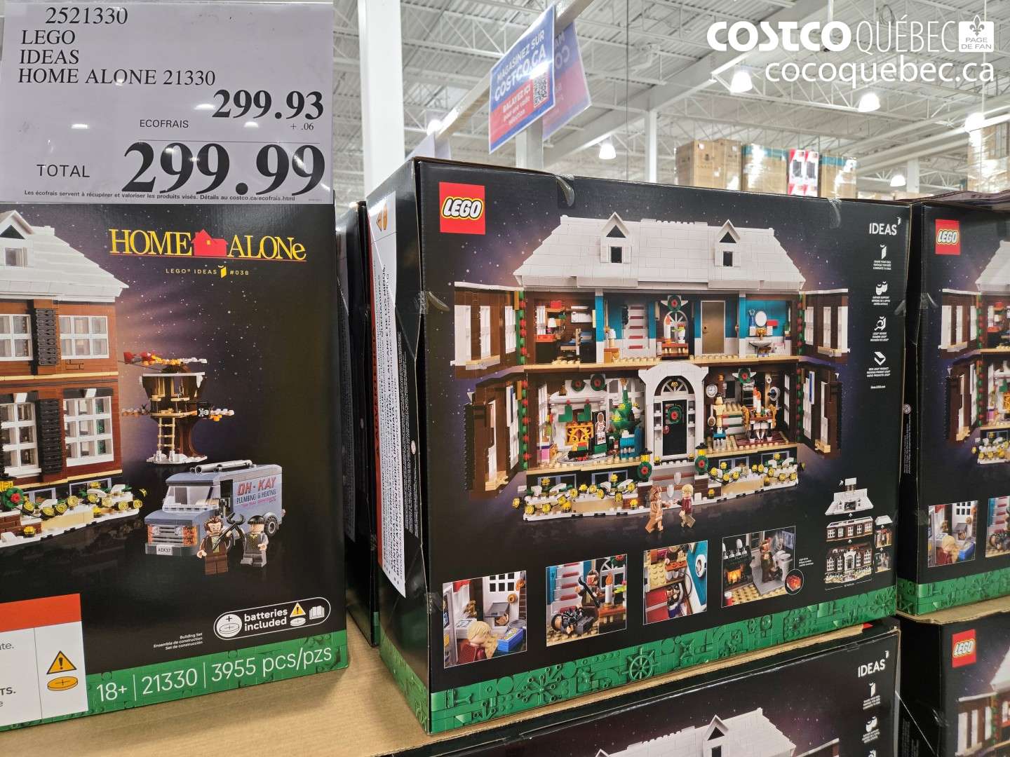2521330 LEGO IDEAS HOME ALONE 21330 $299.99