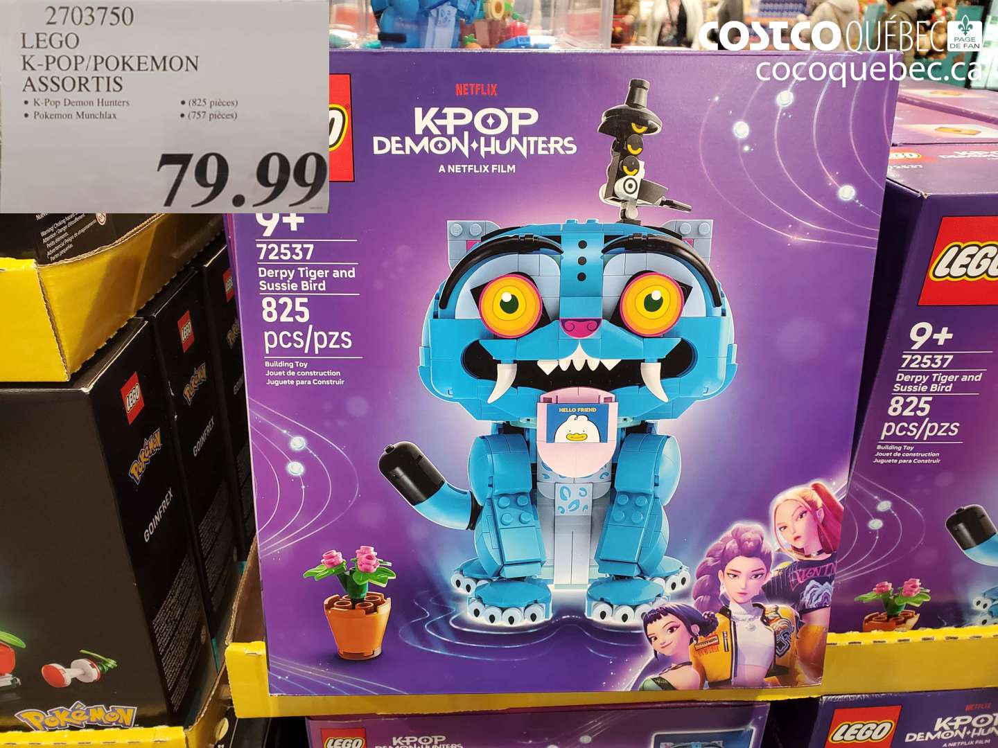 2703750 LEGO K-POP/POKEMON ASSORTIS $79.99