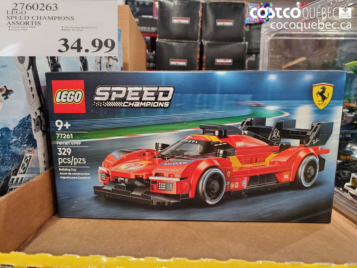 2760263 LEGO SPEED CHAMPIONS ASSORTIS $34.99