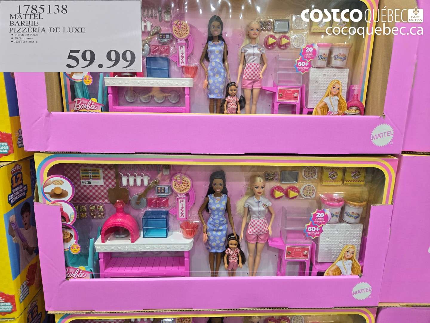 1785138 MATTEL BARBIE PIZZÉRIA DE LUXE $59.99