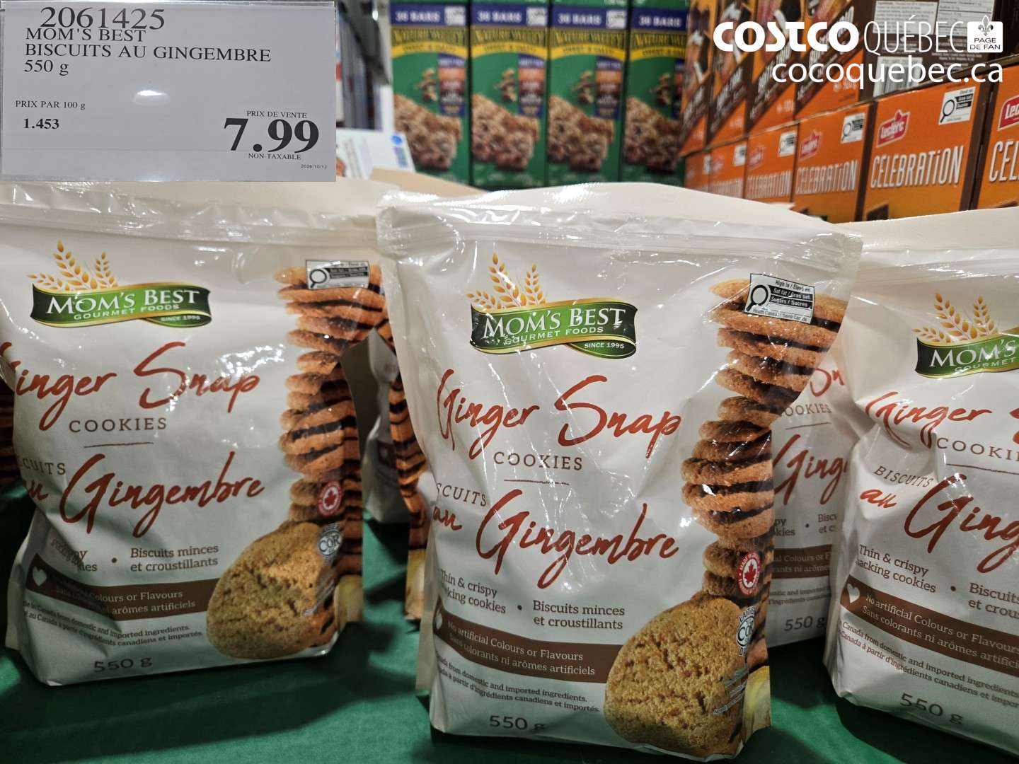 2061425 MOM'S BEST BISCUITS AU GINGEMBRE $7.99
