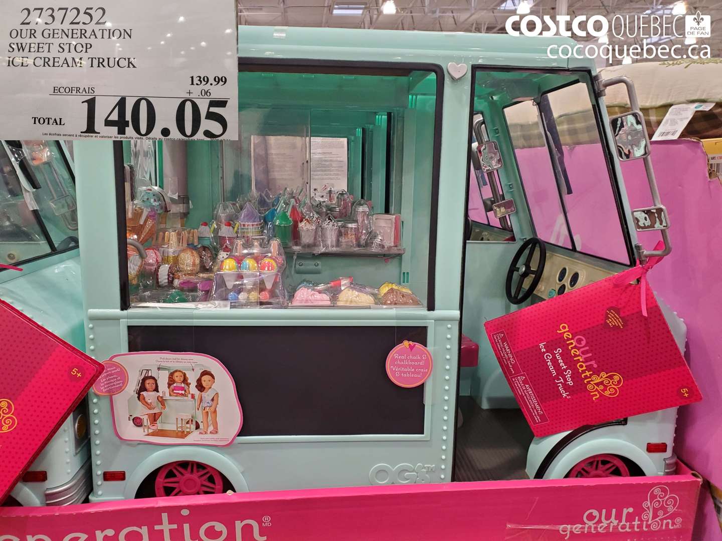 2737252 OUR GENERATION SWEET STOP ICE CREAM TRUCK $140.05