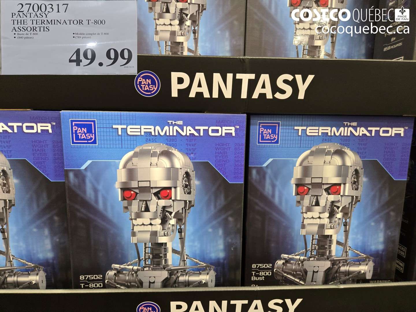 2700317 PANTASY THE TERMINATOR T-800 ASSORTIS $49.99