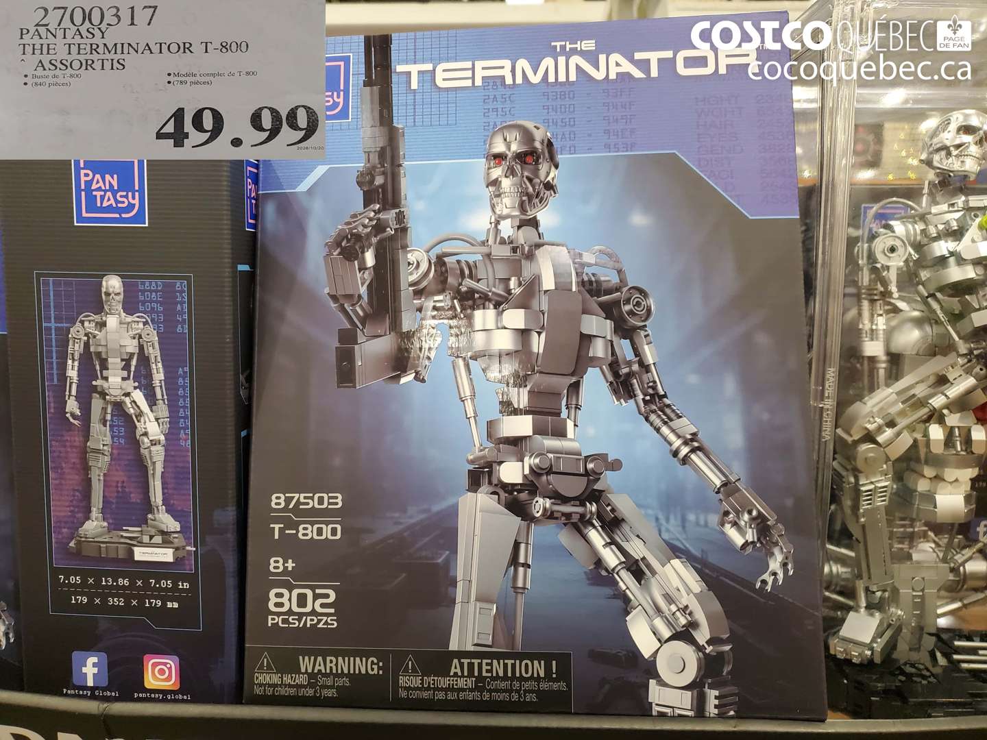 2700317 PANTASY THE TERMINATOR T-800 ASSORTIS $49.99