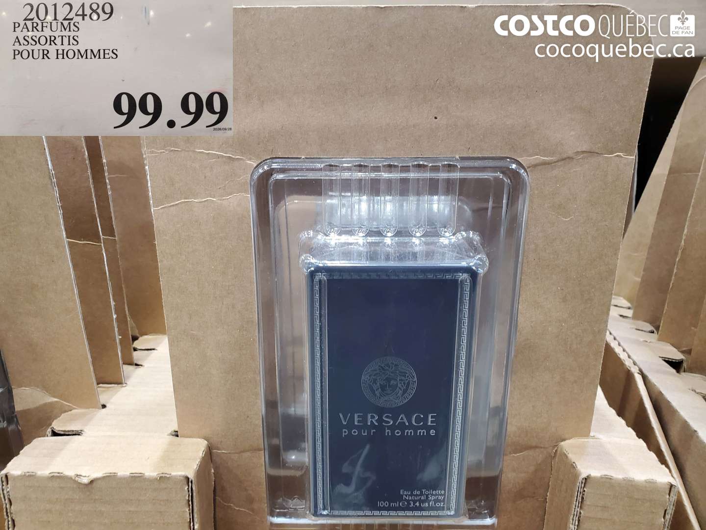 2012489 PARFUMS ASSORTIS POUR HOMMES $99.99