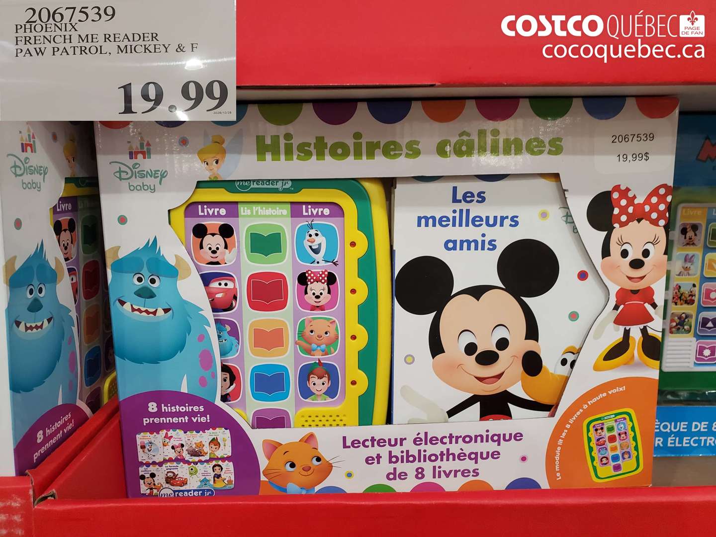2067539 PHOENIX FRENCH ME READER PAW PATROL, MICKEY & F $19.99
