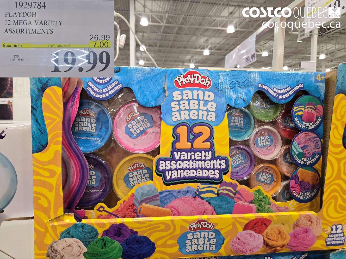 1929784 PLAYDOH 12 MEGA VARIETY ASSORTIMENTS ($7.00 INSTANT SAVINGS EXPIRES ON 2026-10-18) $19.99