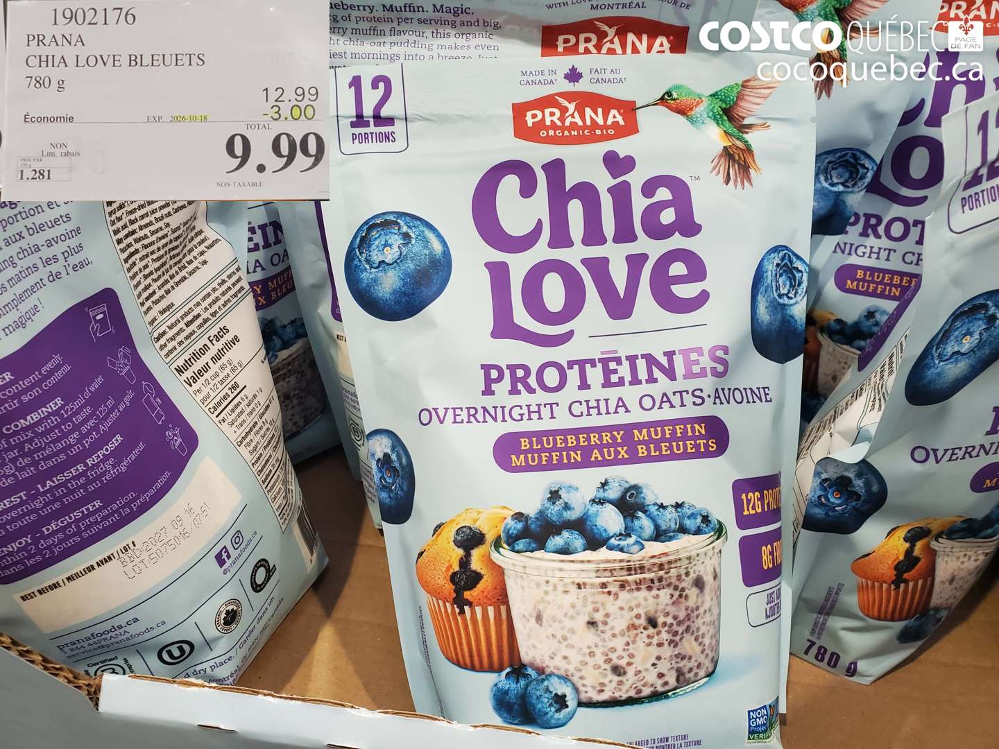 1902176 PRANA CHIA LOVE BLEUETS ($3.00 INSTANT SAVINGS EXPIRES ON 2026-10-18) $9.99