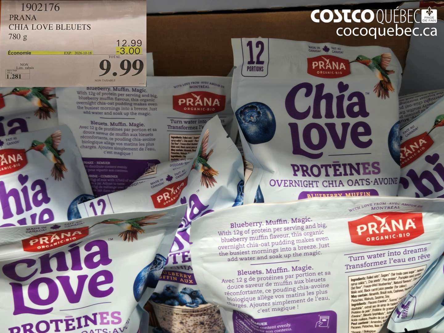 1902176 PRANA CHIA LOVE BLEUETS ($3.00 INSTANT SAVINGS EXPIRES ON 2026-10-18) $9.99