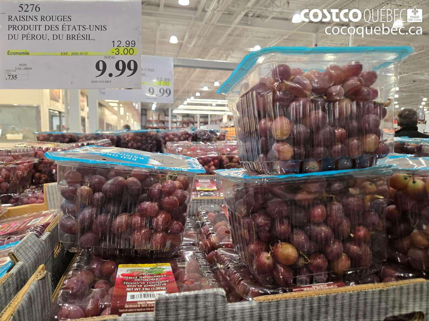 5276 RAISINS ROUGES ($3.00 INSTANT SAVINGS EXPIRES ON 2026-10-25) $9.99