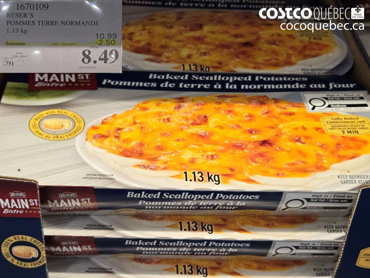 1670109 RESER'S POMMES TERRE NORMANDE ($2.50 INSTANT SAVINGS EXPIRES ON 2026-10-25) $8.49