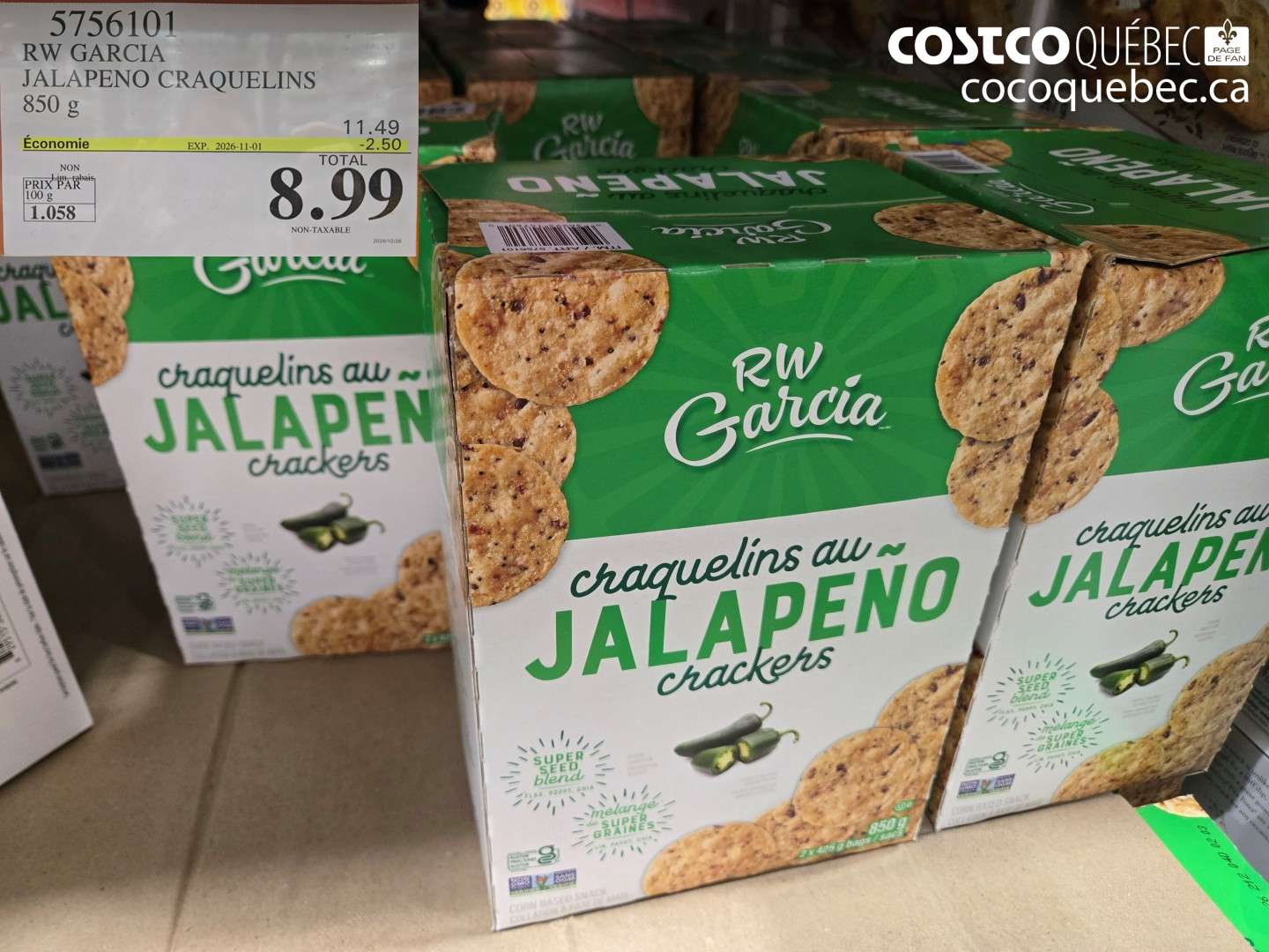 5756101 RW GARCIA JALAPENO CRAQUELINS ($2.50 INSTANT SAVINGS EXPIRES ON 2026-11-01) $8.99
