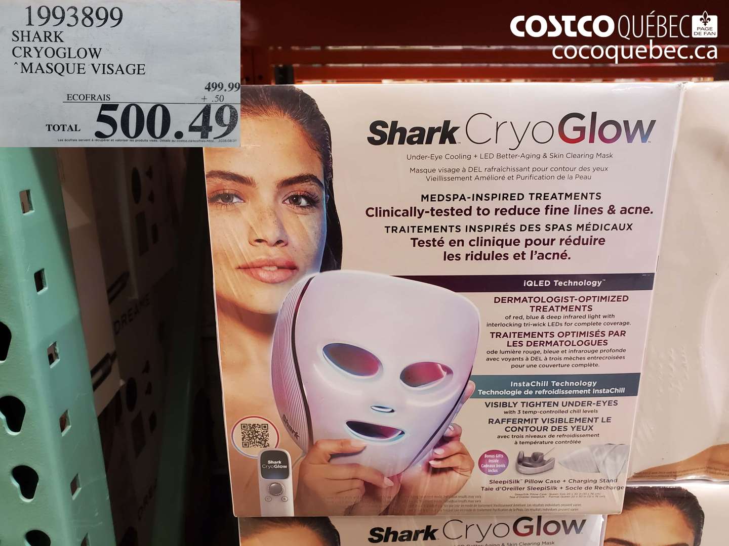 1993899 SHARK CRYOGLOW MASQUE VISAGE $500.49
