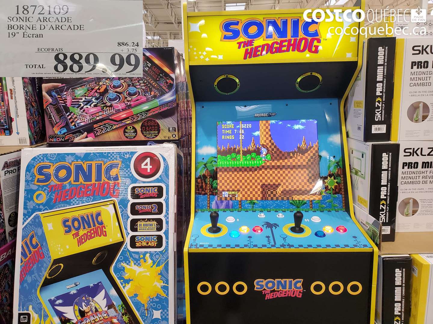 1872109 SONIC ARCADE BORNE D'ARCADE 19