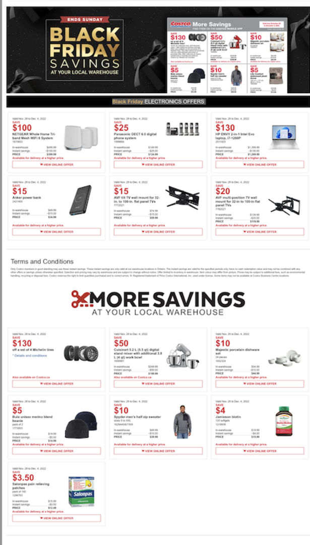 Ventes de circulaires Costco/Costco Flyer Sales du 17- 21 avril - Costco  Quebec Fan Blog