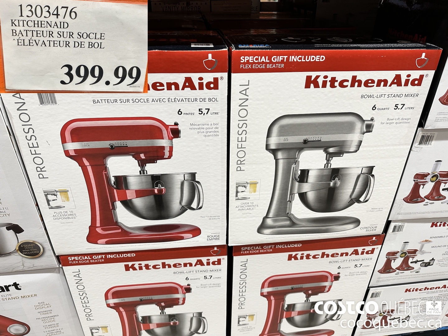 Great .97 deal on a KitchenAid Mixer : r/Costco