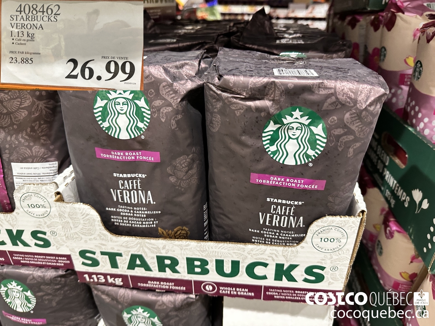 Starbucks - Café en grains mélange d'hiver, 1,13 kg