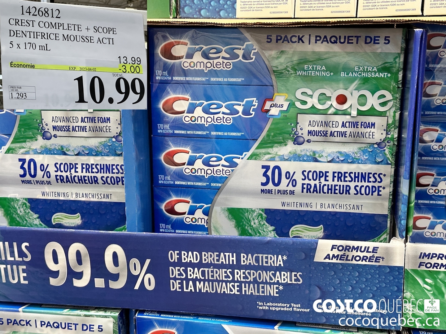 Ventes de circulaires Costco/Costco Flyer Sales du 17- 21 avril - Costco  Quebec Fan Blog