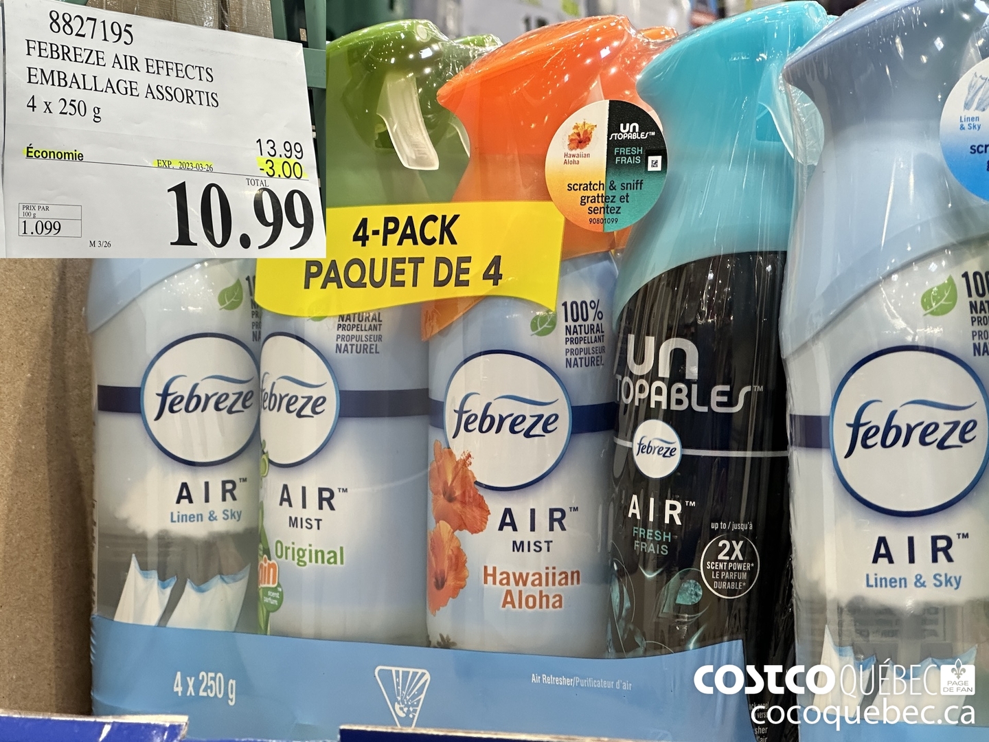 febreze : 40 % de réduction jusqu'au 29/02/2024