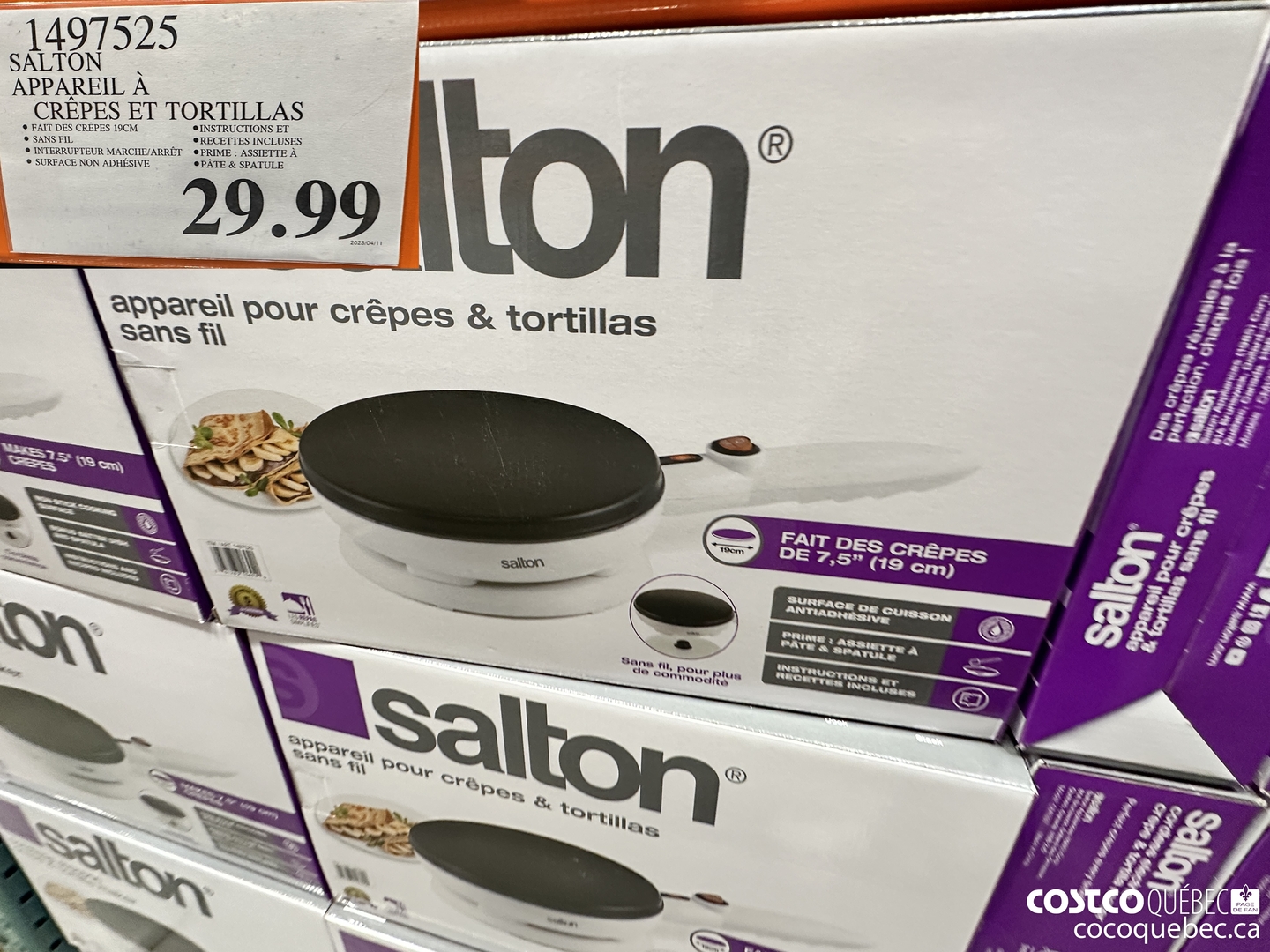 Appareil Pour Crêpes & Tortillas - Salton